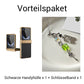 Klapphülle mit vollständigem Scharnierschutz und Displayschutz Handyhülle für Samsung Flip