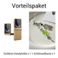 Klapphülle mit vollständigem Scharnierschutz und Displayschutz Handyhülle für Samsung Flip